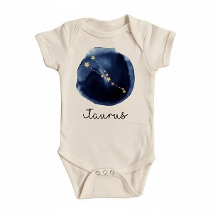 Taurus Zodiac Newborn Baby Onesie® Bodysuit GS1 - 1 of 4