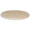 vidaXL Table Top Cream Ø19.7"x1" Marble - 2 of 4