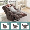 Infurnic Sofas Rocker Recliner Chair for Living Room, Indoor Adjustable Home Sofas for Adults and Children, Brown,40.55"*39.76"*41.34" - 4 of 4
