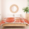Deny Designs 3pc King ThirtyOne Illustrations Plum And Tangerine Duvet Set: Microfiber, 300 Thread Count, Geometric Pattern - 3 of 3