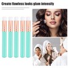 Unique Bargains Travel Blending Foundation Concealer Blusher Makeup Brush Set 10.3x1.4cm 5 Pcs - 2 of 4