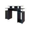 NicBex Minimalist Gaming Desk with CPU Tower&Elevated Monitor Shelf,Computer Desk Table for Home Use,Modern Study Writing Desk,Home Workstation,Black - 2 of 4