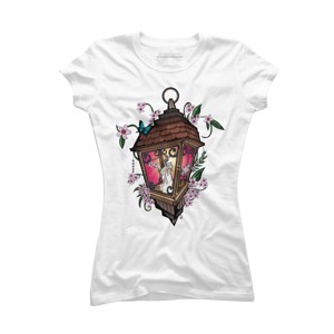 Junior's Design By Humans Beautiful Lantern By Adamzworld T-Shirt - 1 of 3