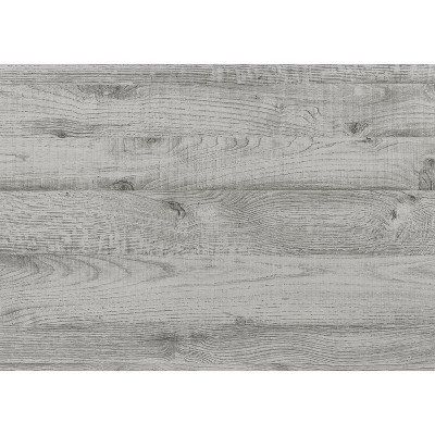 Sleek Gray Laminate and Black Metal Rectangular Coffee Table