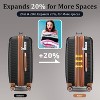 Kumasinova Premium PP Hardshell Suitcase Sets,4 Pcs Expandable Lightweight Spinner Luggage with TSA Lock,Airline-Approved,14/20/24/28" - 2 of 4