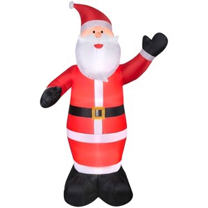 Gemmy Christmas Inflatable Santa  , 8 ft Tall, Multi - 1 of 4