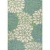 JONATHAN Y Zinnia Modern Floral Textured Weave Indoor/Outdoor Area Rug - 2 of 4