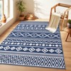 COZONY Washable Black Boho Geometric Large Area Rug for Living Room Bedroom Home Office - 2 of 4