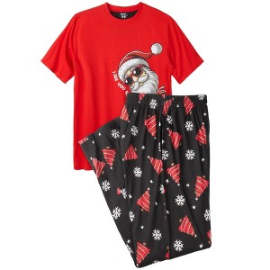 KingSize Lightweight Cotton Novelty PJ Set - 1 of 2