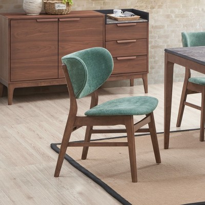 NicBex Modern Mid-Century Upholstered Dining Chairs Set of 2 with Curved Backrest,Sleek Design Kitchen Chairs,Living Room Chairs