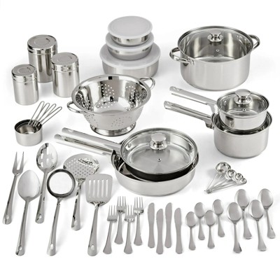LunaLulink Stainless Steel Cookware and Kitchen Combo Set