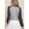 Women's Shirt With Zebra Sleeves - POL - 2 of 3