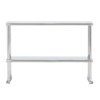 Stainless Steel Work Table,Commercial Work Tables,Stainless Steel Table with Caster,Backsplash,Prep Tables for a Commercial Kitchen,Silver - 2 of 4
