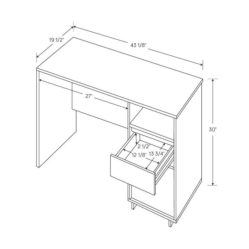 Writing Desk with Drawers - Room Essentials™, 6 of 11