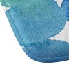 Angela Minca Memory Foam Bath Rug Blue - Deny Designs: Antimicrobial, Non-Slip, Machine Washable - image 3 of 3