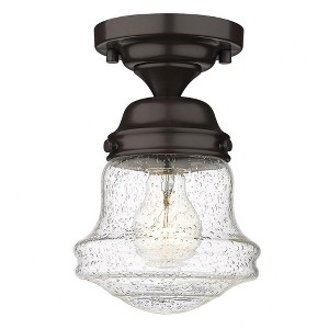 Z-Lite Vaughn 1 - Light Flush Mount in  Bronze - 1 of 4