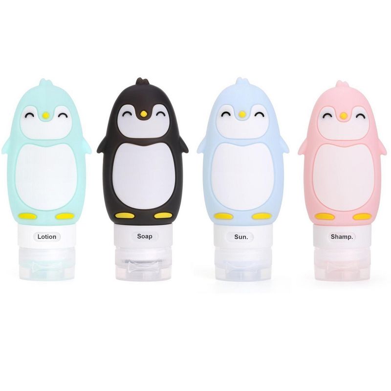 Kanga Care Travel Buddiez - Penguin Family (4 pack) Multicolored, 1 of 5