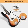 GLARRY Full Size Electric Bass Guitar with 20W AMP, 4 String Beginner Starter Kit with Accessories including Cable, Strap, Bag for Kids and Adults - 3 of 4