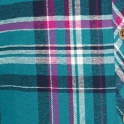 teal plaid