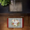 Stupell Industries Gingham & Floral Star Shape Printed Anti-Fatigue Floor Mat, design by Nicole Tamarin, 30"x18" - 2 of 4