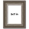 PosterPalooza | Photo Size Weathered Black Picture Frame - UV Acrylic, Foam Board Backing, Hanging Hardware - 2 of 4