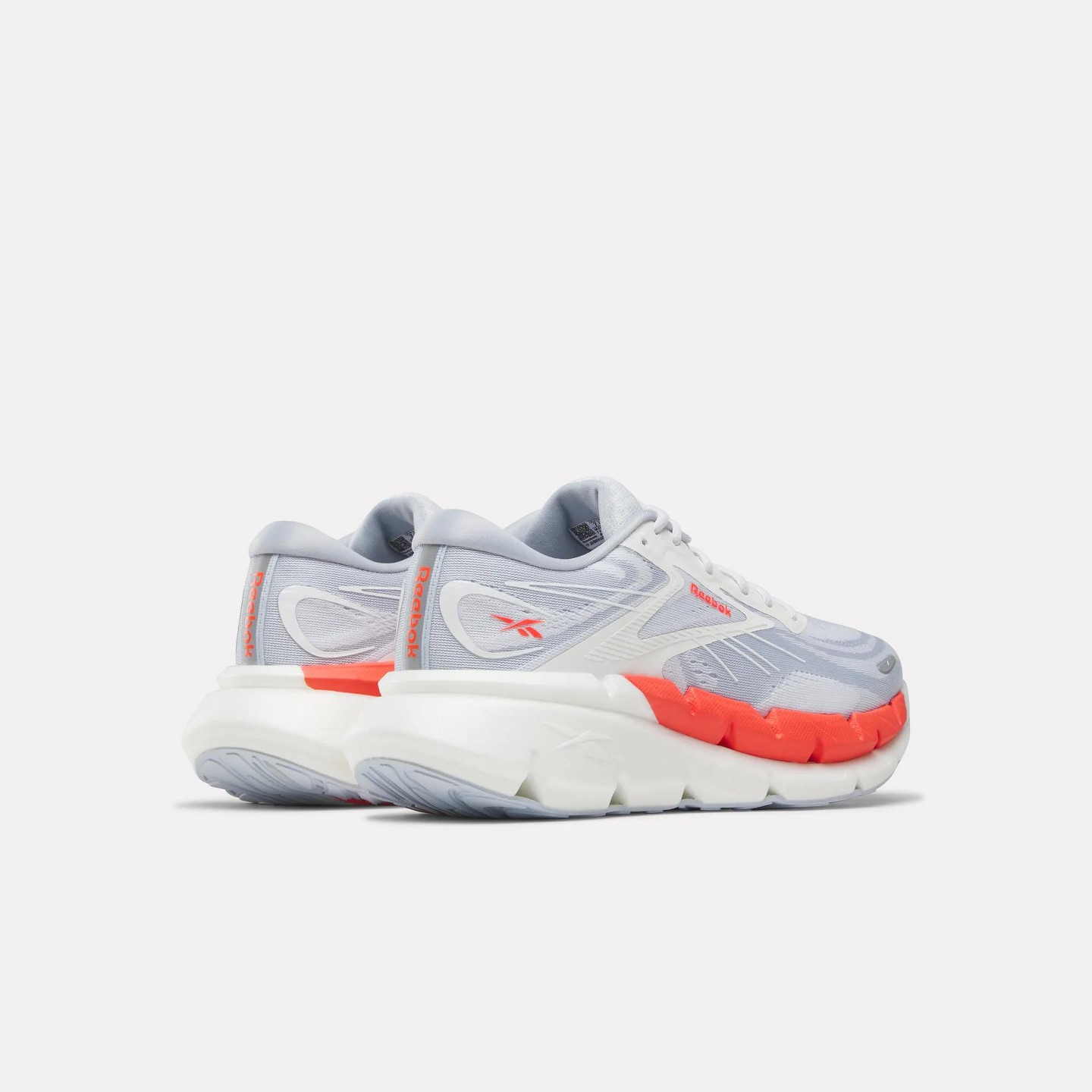 Женские кроссовки Reebok FloatZig Double Running Shoes Size 8.5 White/Grey/Red, цвет: Белый — фото 3