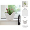 Butterfly Ceramic Planter for Decorative Flower Pots - Compact Indoor Planter for Shelf or Tabletop - Stylish Outdoor Planters for Modern Homes - 4 of 4