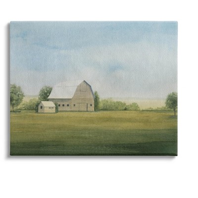Stupell Industries Vast Rural Barn Landscape Canvas Wall Art