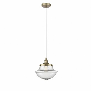 Oxford - 1 Light Cord Hung Mini Pendant In Modern Style-12.13 Inches Tall and 11.75 Inches Wide - 1 of 1