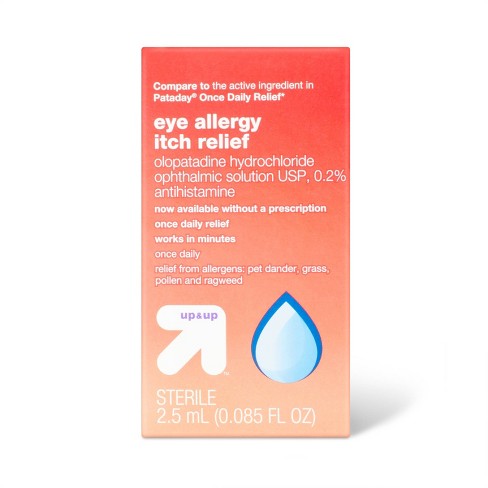 Once Daily Eye Allergy Itch Relief 0.2% Drops - 2.5ml - up & up™ - image 1 of 4