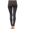 Women's Slim Fit Solid Leggings - One Size Fits Most - White Mark - 3 of 3