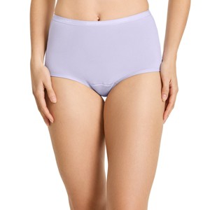 Jockey Women's Worry Free Cotton Stretch Moderate Absorbency Brief - 1 of 4