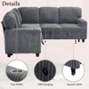 ChicFurnit Sectional Sofas Modern Power Recliner Chair with Adjustable Massage and Heating for Living Room, Beige, 38.13"*36.63"*40.5" - 2 of 4