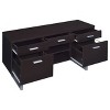 Lawtey 5 Drawer Credenza Cappuccino - Coaster - image 3 of 4