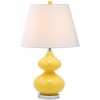 Eva Double Gourd Table Lamp - 24 Inch Height - LIT4086 - Safavieh - 2 of 4