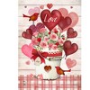 Briarwood Lane Valentine's Garden Flag 12x18 For Outdoor Love Bouquet For Valentine's Garden Flag Flags For Outside - 3 of 3