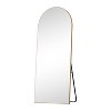 Full-Length Mirror with a Sleek Aluminum Alloy Frame and Right-Angled Arch Layout - image 3 of 4