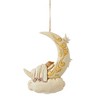 Jim Shore 4.25 In Baby Sleepin On Moon Ornament Heartwood Creek Tree Ornaments - 2 of 3