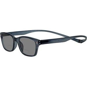 Magz Greenwich Magnetic Front Connecting Polarized Sun OR Bi-Focal Sunglasses in Rainbow Stripe Multi-Color Black - 1 of 4