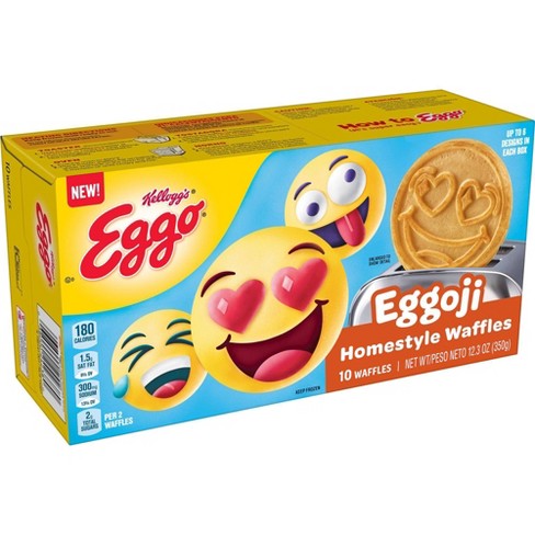 Eggo Eggoji Emoji Frozen Waffles 10ct Target