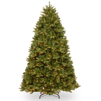 Prelit PowerConnect Newberry Spruce Artificial Christmas Tree Dual Color Lights - National Tree Company