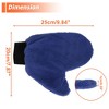Unique Bargains Car Wash Towel Coral Fleece for Car Cleaning Wiping 9.84"x7.87"x0.39" Sapphire Blue 1 Pc - 4 of 4