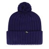 NFL Baltimore Ravens Women's Flourish Knit Beanie: Sports Team Logo, One Size - 2 of 2