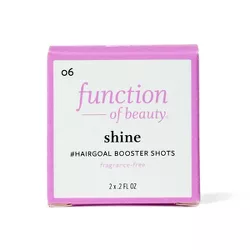 Function of Beauty Shine #HairGoal Add-In Booster Treatment Shots with Amaranth Leaf Extract - 2pk/0.2 fl oz