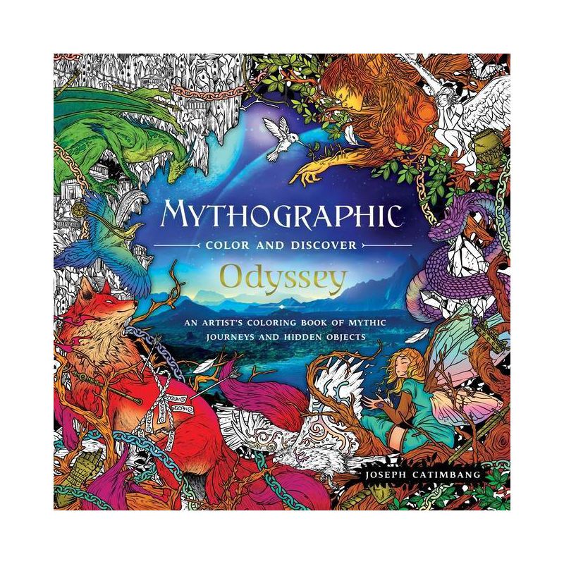 Mythographic Color and Discover: Odyssey - by Joseph Catimbang (Paperback), 1 of 2