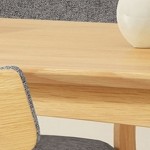 natural oak/dark gray