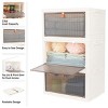 Home-Complete 23Qt Foldable Storage Bin with Lid - 3 of 4