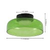JONATHAN Y Kalmar Modern Minimalist Iron/Glass Dimmable Integrated LED Flush Mount - 4 of 4