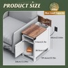 Farmhouse End Table for Living Room - 4 of 4
