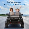 24v Licensed Kids Ride on Car, 2 Seater Electric Truck for Big Kids with Parent Remote Control, 3 Speeds, Bluetooth Music, LED Lights for Ages 3-8 - 4 of 4